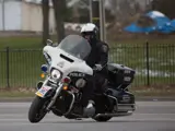 Police motorcycle