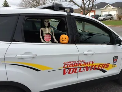 Kingston Police Community Volunteer Pumpkin Patrol